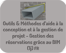 Outils & Méthodes d’aide à la conception et à la gestion de projet – Gestion des réservations grâce au BIM