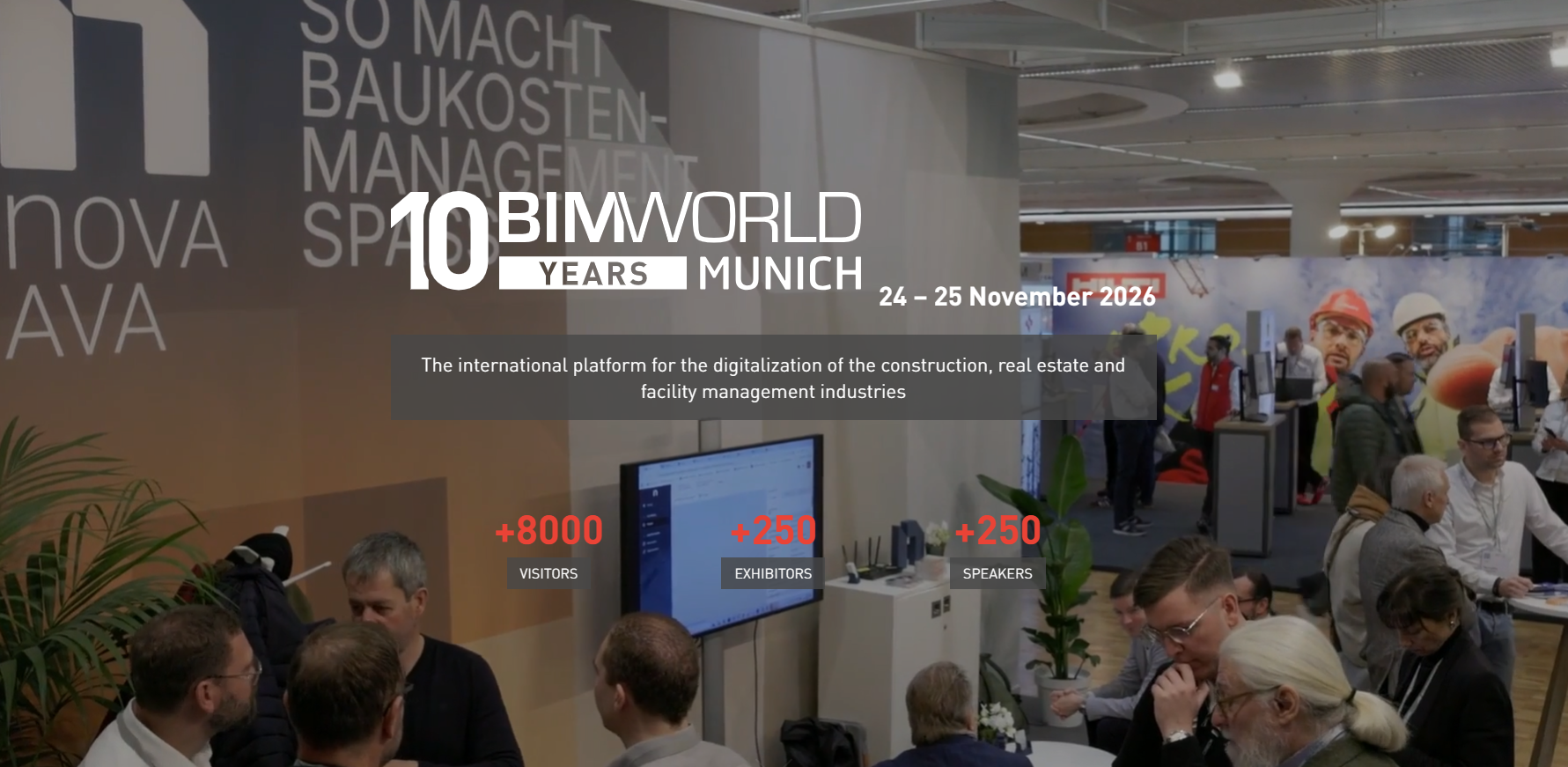 BIM World MUNICH 24 – 25 November 2026